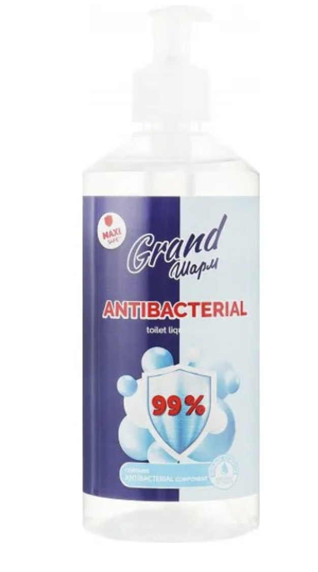 Мило туалетне рідке Grand Шарм (MAXI) ANTIBACTERIAL 500мл